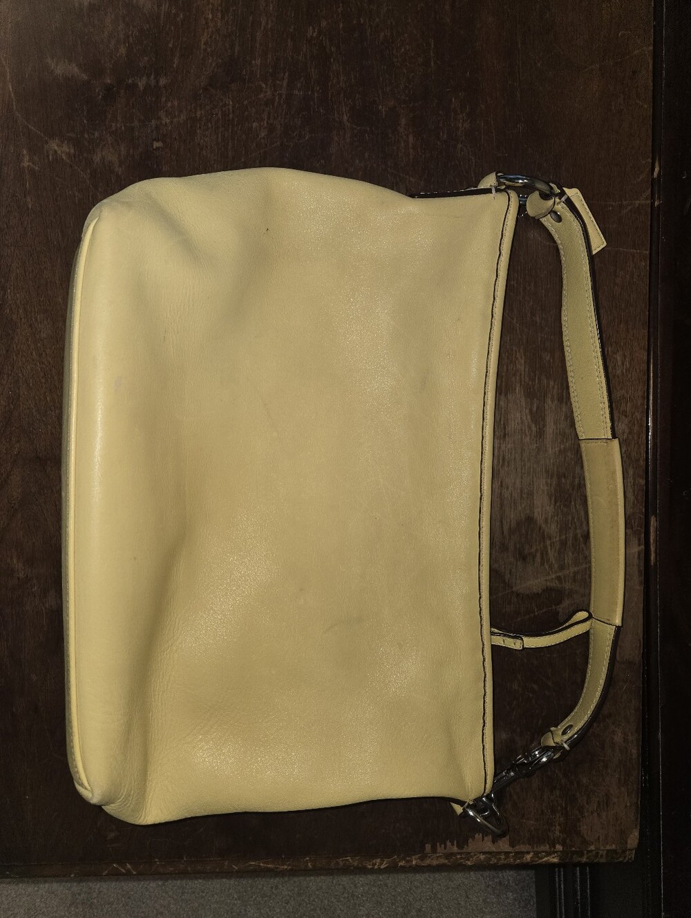 Coach Yellow Leather Shoulder Bag with Tag - Picture 13 of 13